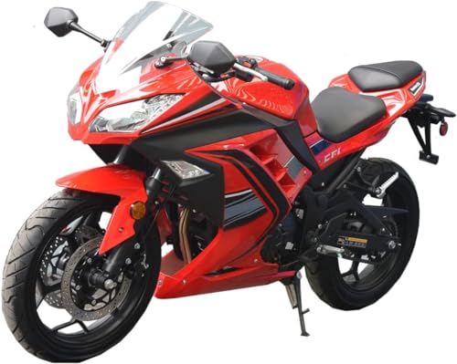 HHH Vitacci GTX 250 EFI Motorcycle Manual 6 Speed 250cc Motorcycle Street Bike for adult and youth - Red color
