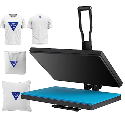 SmarketBuy Heat Press Machine 16x20 Inch, High Pressure Clamshell Heat Press 1700W, Large Heat Press Digital Control Heat Transfer Machine for T Shirts