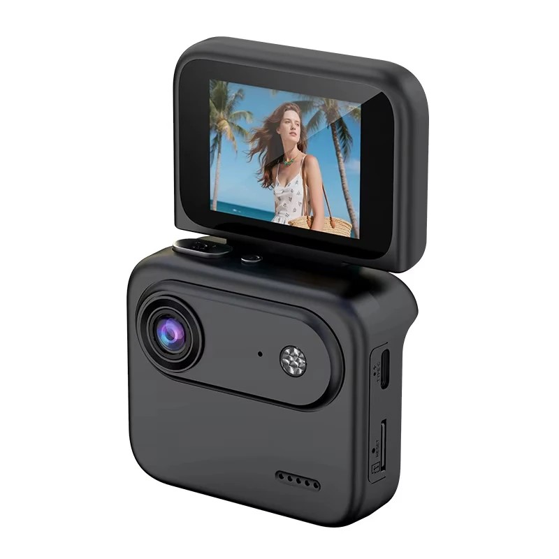 Y360 Mini Sports Camera 4K Ultra Clear Recording VLOG Recorder Flip Screen Anti Shake 143 ° Wide-angle Lens Cycling Camera