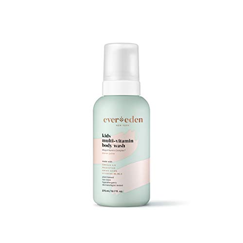 Evereden Kids Body Wash: Melon Juice, 12.7 fl oz. | Plant Based and Natural Kids Skin Care | Non-toxic and Organic Ingredients | Multi-Vitamin Skin Care for Kids