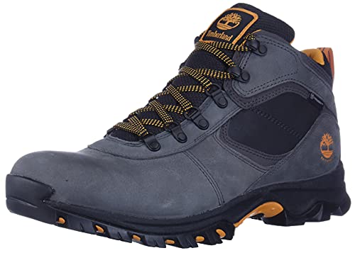 Timberland Men's Anti-Fatigue Hiking Waterproof Leather Mt. Maddsen Boot, Medium Grey Nubuck, 12