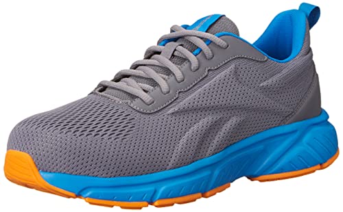 Amazon Essentials by Reebok Men's All Day Comfort Slip-Resistant Alloy-Toe Safety Work Shoe, Grey, 7