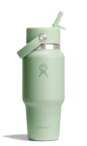 Hydro Flask 24 OZ Wide Flex Straw Travel Bottle Aloe