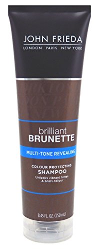 John Frieda Brilliant Brunette Multi-Tone revealing Moisturizing Shampoo for All Shades - 8.45 oz