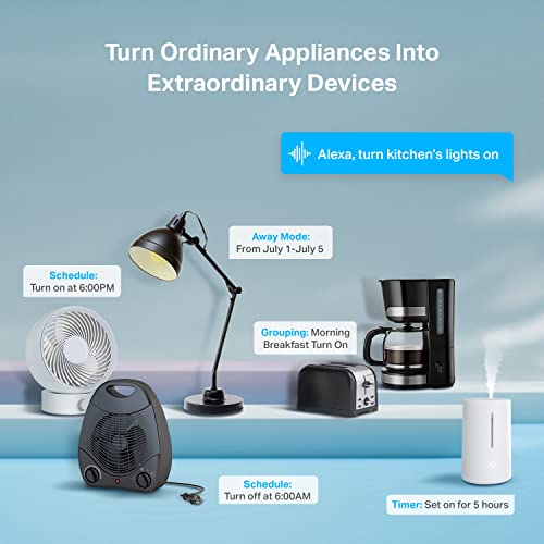 Kasa Smart Plug Ultra Mini 15A in white.