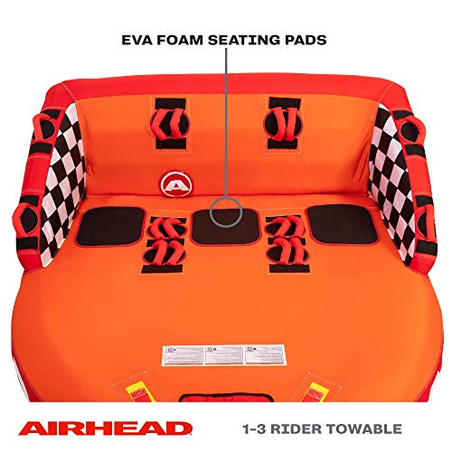 Airhead Super Mable, 1-3 Rider Towable Tube for Boating