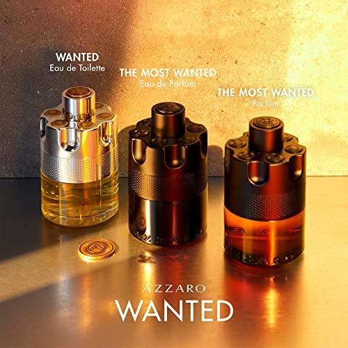 Azzaro Wanted for Men Eau de Toilette - Mens Cologne 3.4 Fl Oz (Pack of 1)