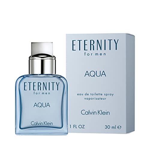 Calvin Klein Eternity for Men AQUA Eau de Toilette, 1.0 Fl. Oz.