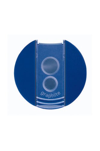 Staedtler Metal Double Hole Sharpener with Tub, 512001BK