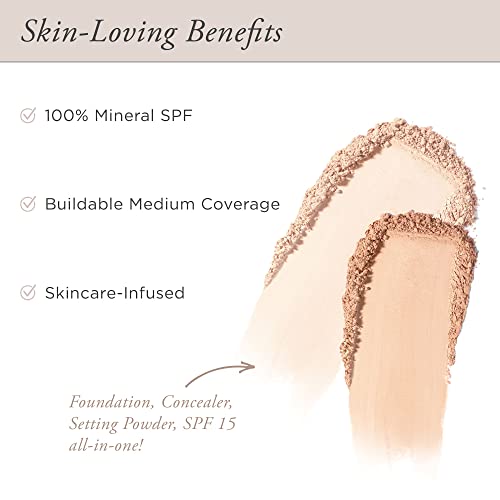 PUR 4-in-1 Pressed Mineral Makeup SPF 15 Powder Foundation with Concealer & Finishing Powder - Medium to Full Coverage Foundation Makeup - Cruelty-Free & Vegan Friendly,0.28 Ounce (Pack of 1)