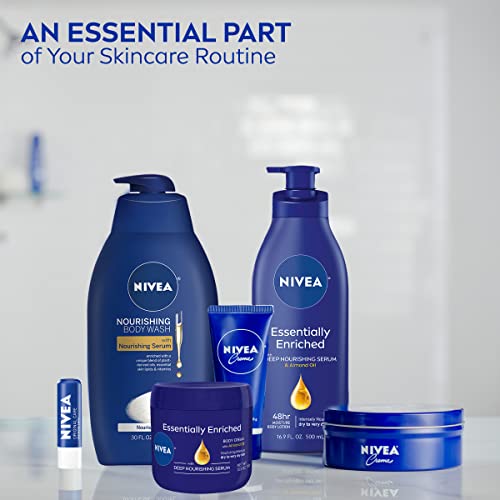 NIVEA Essentially Enriched Body Lotion,Dry to Very Dry Skin, 16.9 Fl Oz, Package may vary