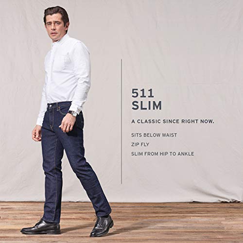 Levi's Men's 511 Slim Fit Jean, Sequoia - Stretch, 29W x 32L