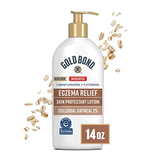 Gold Bond Cream for Eczema Relief 14 oz., Skin Protectant Cream With 2% Colloidal Oatmeal