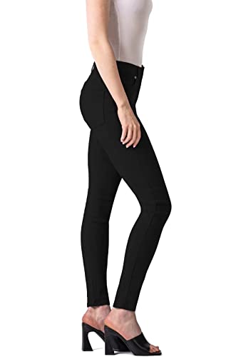 Hybrid & Company Womens Super Stretch Jeans P26131SK Black 5