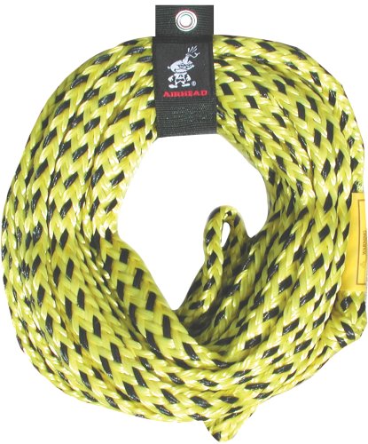 Airhead Tow Rope for 1-3 Rider Towable Tubes, 1 Section, 60-Feet