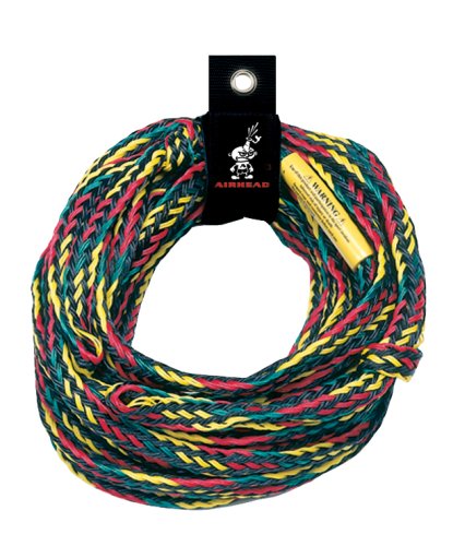 Airhead Tow Rope for 1-3 Rider Towable Tubes, 1 Section, 60-Feet
