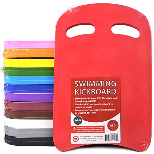 VIAHART Purple Adult Swimming Kickboard (Pack of 1) for Adults and Children