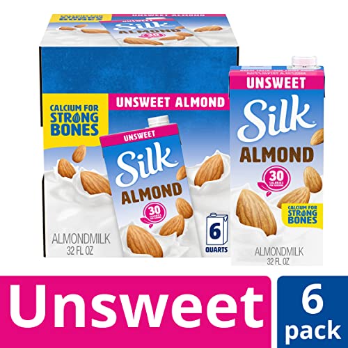 Silk Shelf-Stable Almond Milk Singles, Vanilla, Dairy-Free, Vegan, Non-GMO Project Verified, 8 Oz, (Pack of 18)
