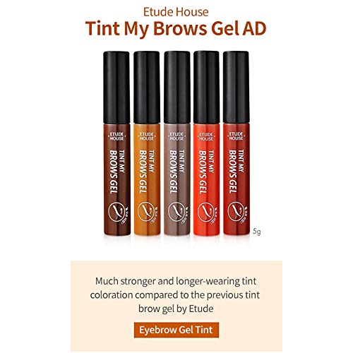 Tint My Brows Gel NEW #3 Gray Brown | Long-Lasting Eyebrow Tint with Care Ingredients | Natural and Elegant Brow Color | Makeup | Kbeauty