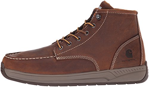 Carhartt mens Cmx4023 Lightweight Casual Wedge, 4" Soft Moc Toe Brown-, 12 US