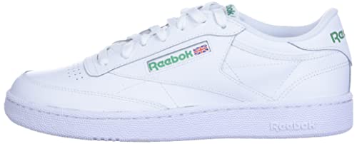 Reebok Classics Men's Club C Sneaker, White/Green, 10