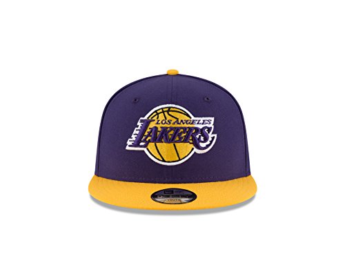 NBA Los Angeles Lakers Boys 9Fifty 2Tone Snapback Cap, One Size, Purple