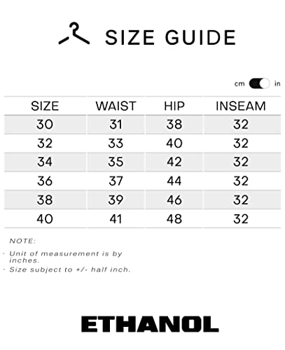 ETHANOL Men's Skinny Slim Fit Stretch Straight Leg Jeans APL22881SK PK16 Golds Dark Wash 36