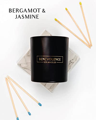 premium bergamot and jasmine candle
