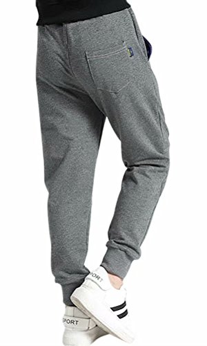 BINPAW Kids Cotton Pull On Active Sports Basic Jogger Sweat Pants for Little Boys & Big Boys, Grey, Age 8T-9T (8-9 Years) = Tag 140