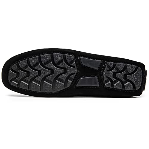 Go Tour New Mens Casual Loafers Moccasins Slip On Driving Shoes Black 10.5/45