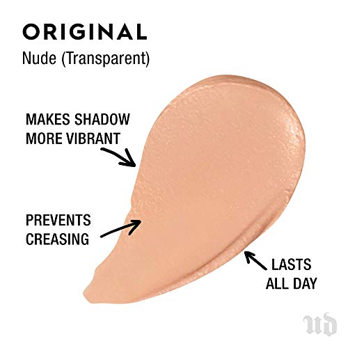Urban Decay Eyeshadow Primer Potion, Original - Award-Winning Nude Eye Primer for Crease-Free Eyeshadow & Makeup Looks - Lasts All Day - Great for Oily Lids - 0.33 fl oz
