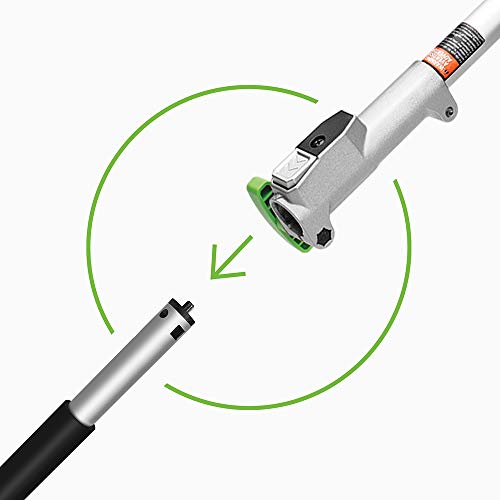 Pole saw accessories and all tools are powered by one head