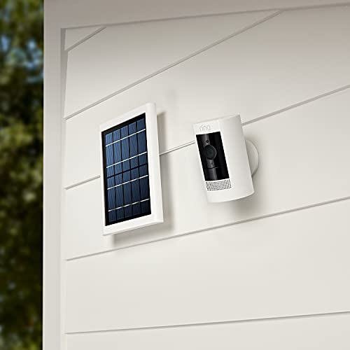 Ring Solar Panel White - Compatible with Ring Spotlight Cam Battery and Stick Up Cam Battery