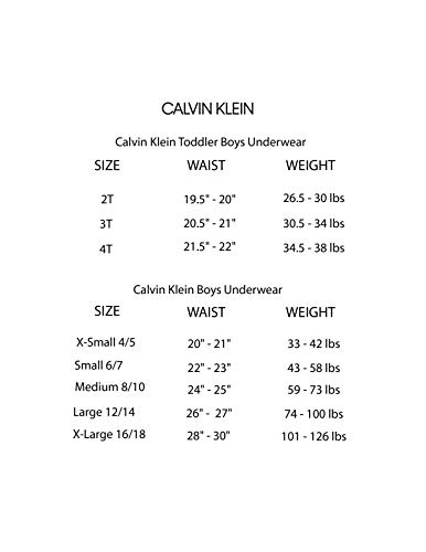 Calvin Klein Boys' Assorted Boxer Briefs (Pack of 2), New Black/Heather Gray, Medium (8/10)