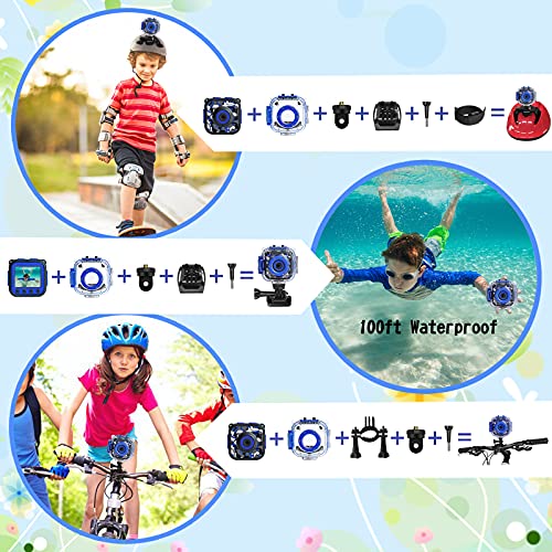 Kids Waterproof Camera Action Video Digital Camera
