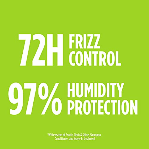 Garnier Fructis Sleek and Shine Shampoo, Conditioner and Anti-Frizz Serum, 5.1 Ounce (Set of 3)