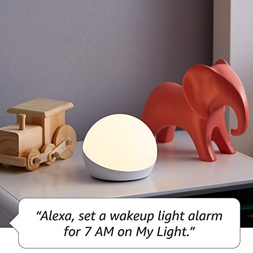 Echo Glow smart lamp creates a colorful ambiance for kids' rooms