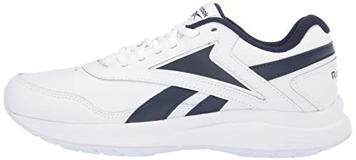 Reebok Men's Walk Ultra 7 DMX Max Shoe, White/Collegiate Navy/Collegiate Royal, 10.5 M US