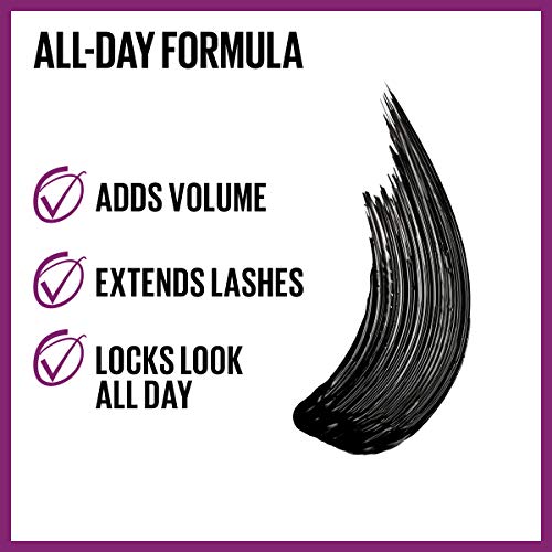 Maybelline the Falsies Lash Lift Waterproof Mascara Volumizing, Lengthening, Lifting, Curling, Multiplying, Eye Makeup, Brownish Black, 0.29 Fl; Oz