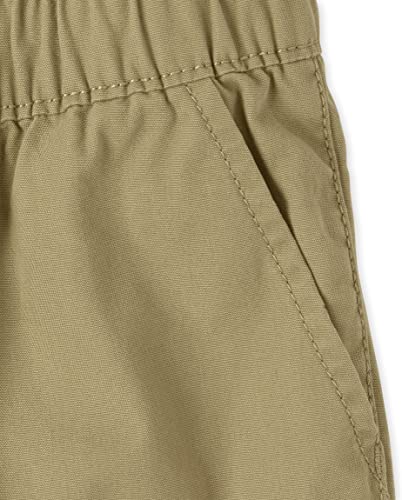 The Children's Place baby boys and Toddler Pull on Jogger Shorts, Flax Single, 3T US