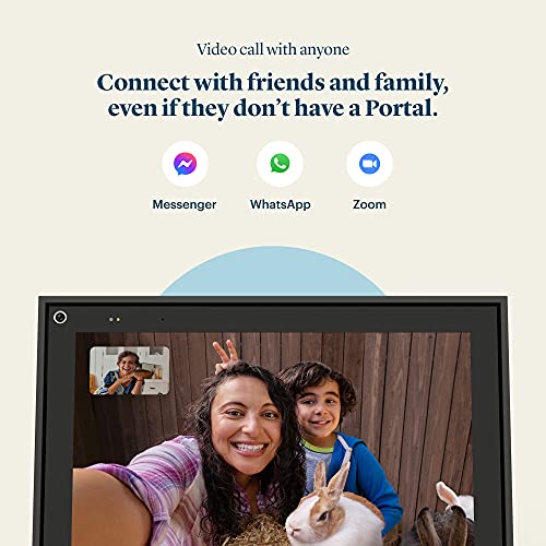 Meta Portal - Smart Video Calling for the Home with 10” Touch Screen Display - Black