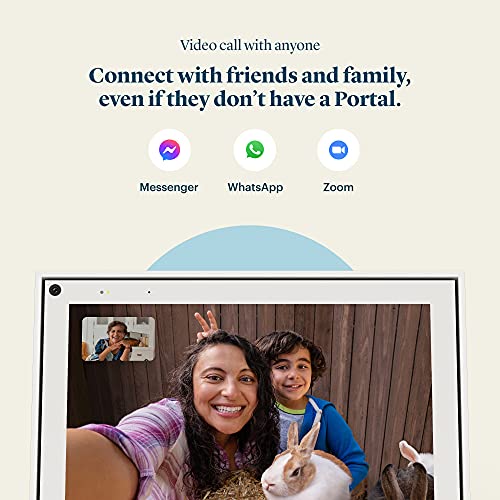 Meta Portal - Smart Video Calling for the Home with 10” Touch Screen Display - White