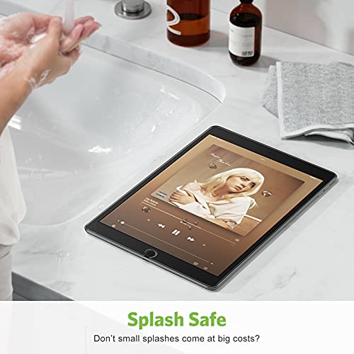 2 Pack Screen Protector Compatible with iPad 9th Generation / iPad 8th Generation 10.2 Inch, apiker Tempered Glass Compatible with iPad 9 8 7 (2021/2020/2019)