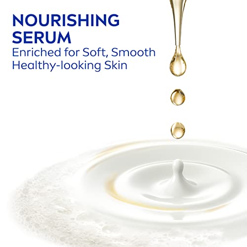 NIVEA Coconut and Almond Milk Body Wash with Nourishing Serum, 20 Fl Oz Bottle