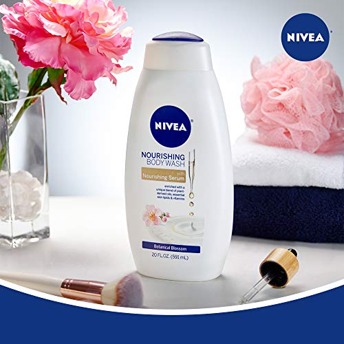 NIVEA Nourishing Botanical Blossom Body Wash, 20 Fl Oz