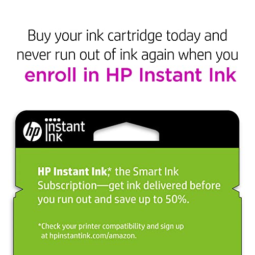 Original HP 67XL Black High-yield Ink Cartridge | Works with HP DeskJet 1255, 2700, 4100 Series, HP ENVY 6000, 6400 Series | Eligible for Instant Ink | 3YM57AN