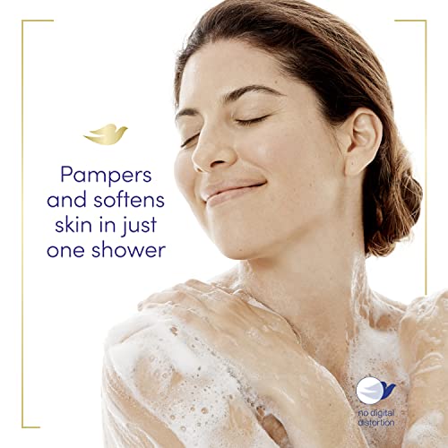 Dove Purely Pampering Body Wash for Dry Skin Coconut Butter and Cocoa Butter Effectively Washes Away Bacteria While Nourishing Your Skin 22 oz, 4 count