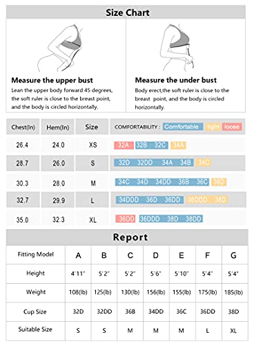 Women’s Longline Sports Bra Wirefree Padded Medium Support Yoga Bras Gym Running Workout Tank Tops