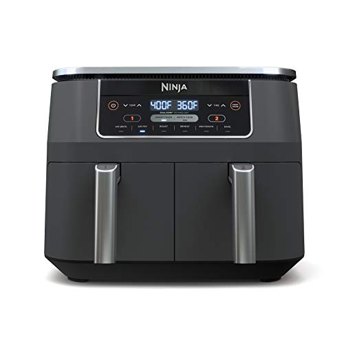 Close-up Ninja DZ201 Foodi Air Fryer with transparent Background