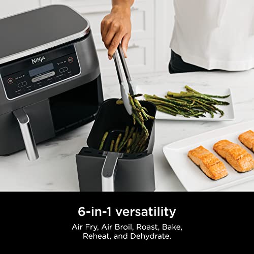 Close-up Ninja DZ201 Foodi Air Fryer with transparent Background